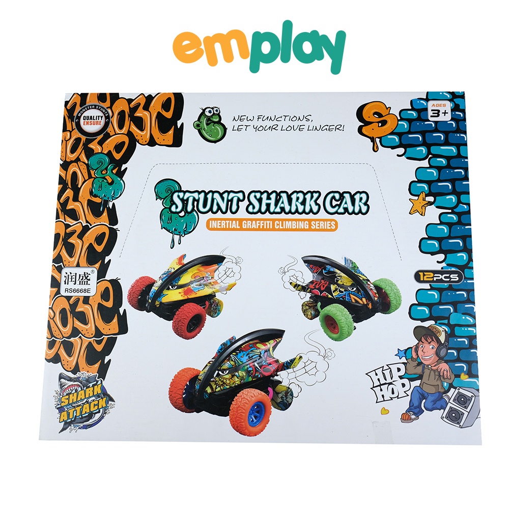 Đồ chơi ô tô địa hình 360 độ chạy đà cao cấp Emplay được làm từ nhựa ABS chắc chăn an toàn cho bé