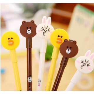 Bút Line friend - gấu brown & thỏ cony