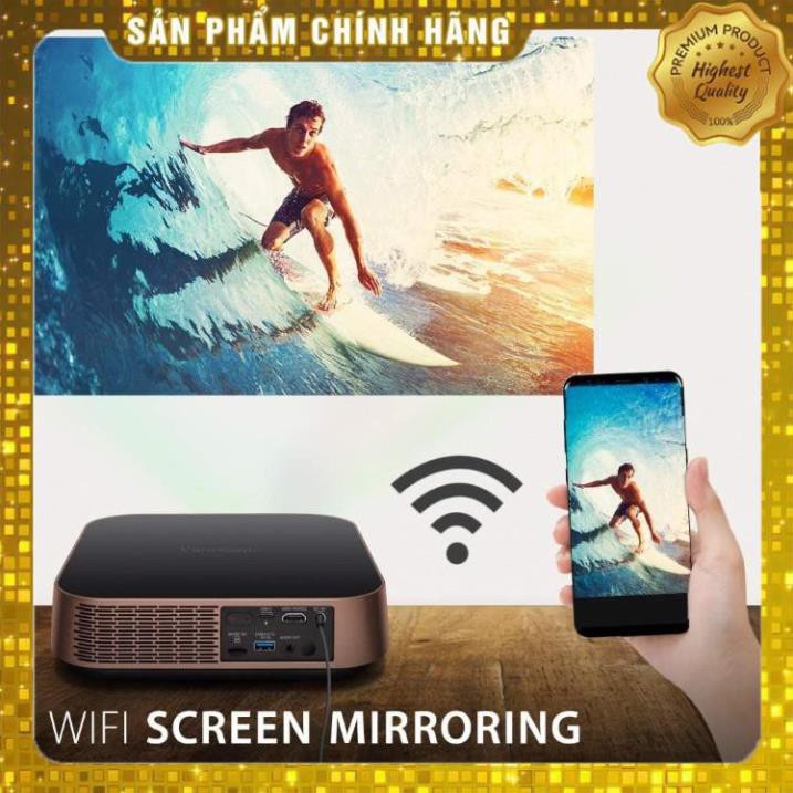 Máy chiếu mini ViewSonic M2 1080p Wi-Fi Projector loa bluetooth Harman Kardon USB Type C