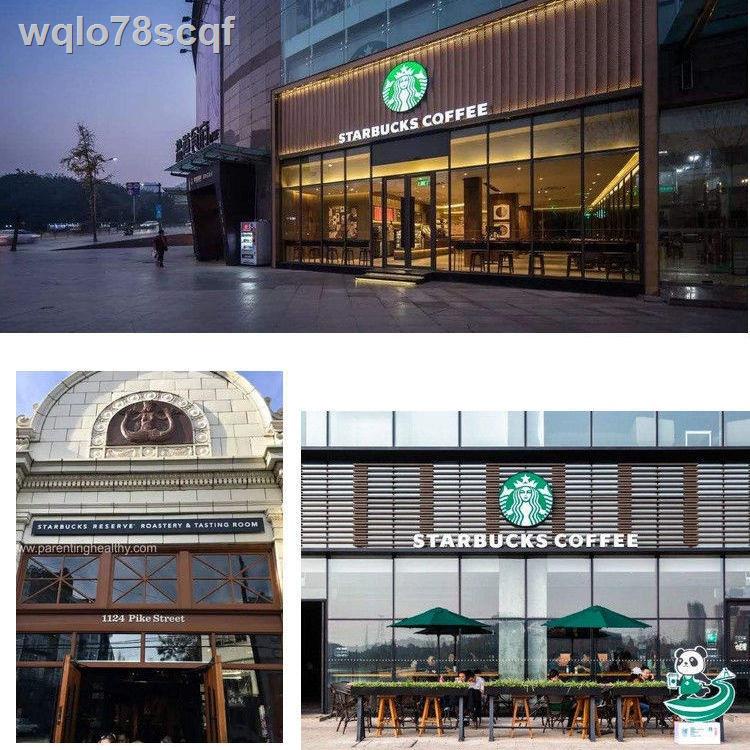 ◕ ⊙۞[Cà phê hạt Starbucks nhập khẩu từ Ý, cà đen Mỹ, không đường, tan ngay chất béo, mới xay, giải khát