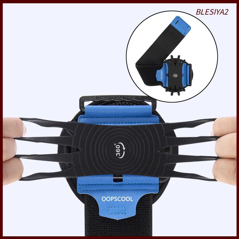 [Blesiya2] Túi Đựng Điện Thoại Đeo Cánh Tay Khi Tập Thể Thao / Chạy Bộ Màu Xanh Lam