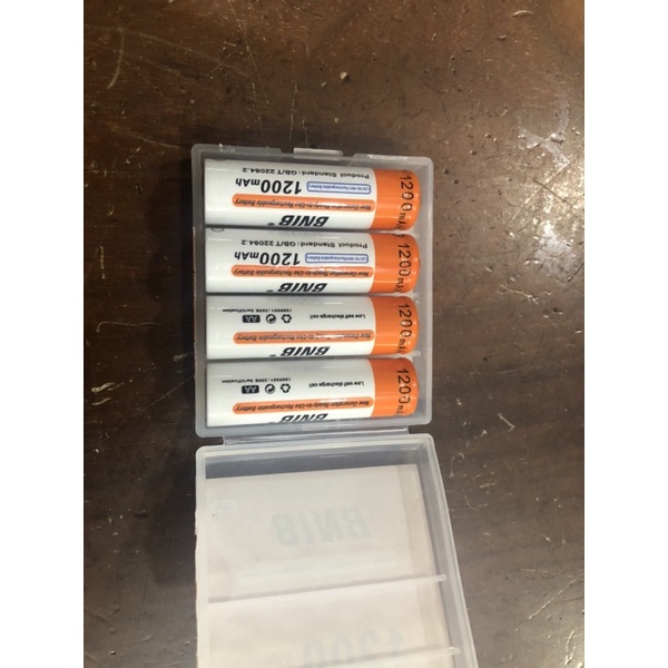 Bộ pin sạc 4 viên 1,2V 1200mah BNIB[HÀNG CHÍNH HÃNG]
