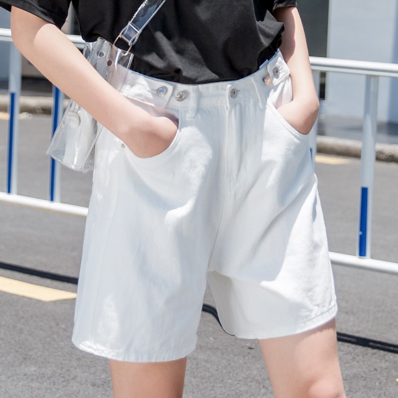 [Bán chạy ]Quần shorts lửng jean nữ Ulzzang Quảng Châu QLJ26