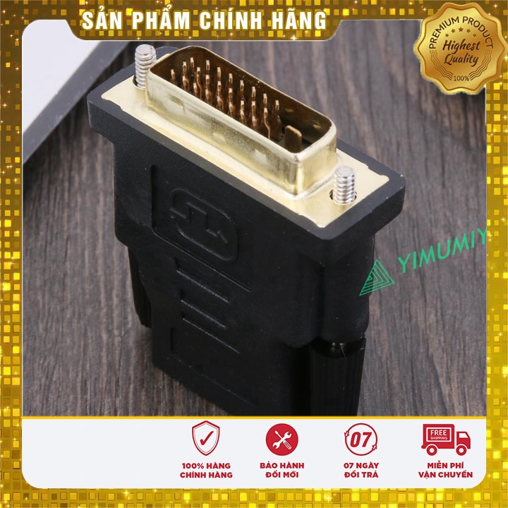 Đầu nối DVI qua HDMI (Xả Kho)Đầu nối chuyển đổi dây cáp HDMI qua DVI 24+1pin.DND1