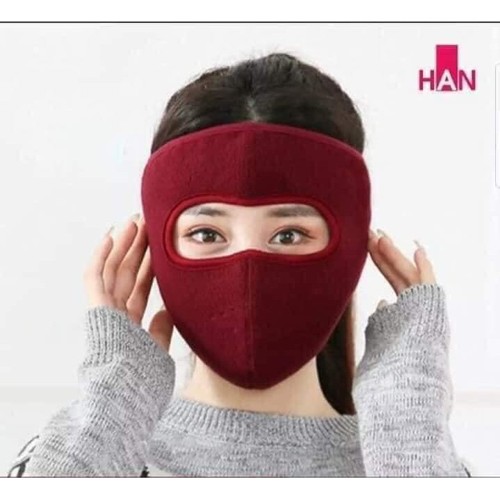 Khẩu Trang Che Kín Mặt Lót Nỉ Cực Ấm | BigBuy360 - bigbuy360.vn
