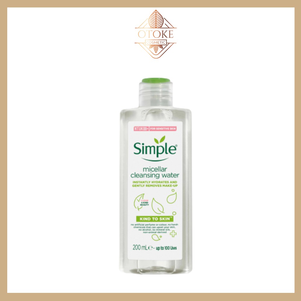 Simple Micellar Cleansing Water - Nước Tẩy Trang 200ml