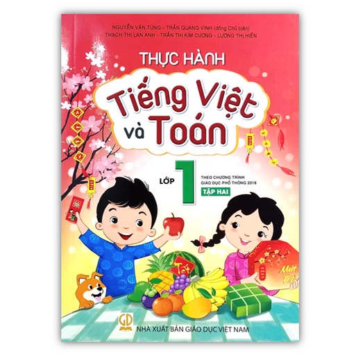 Sách - Thực hành Tiếng Việt và Toán lớp 1 - tập 2
