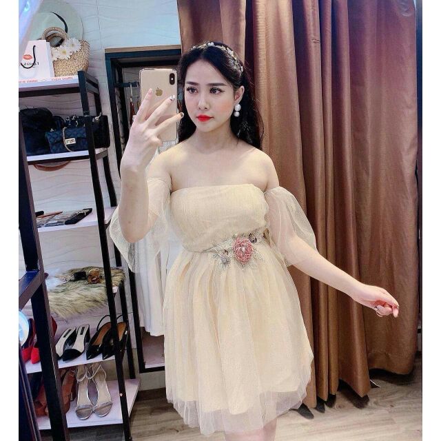 Váy công chúa  kèm hình thật