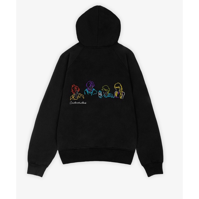 Áo Hoodie Sadboiz Signature có mũ 2 lớp cotton dày form rộng nam nữ
