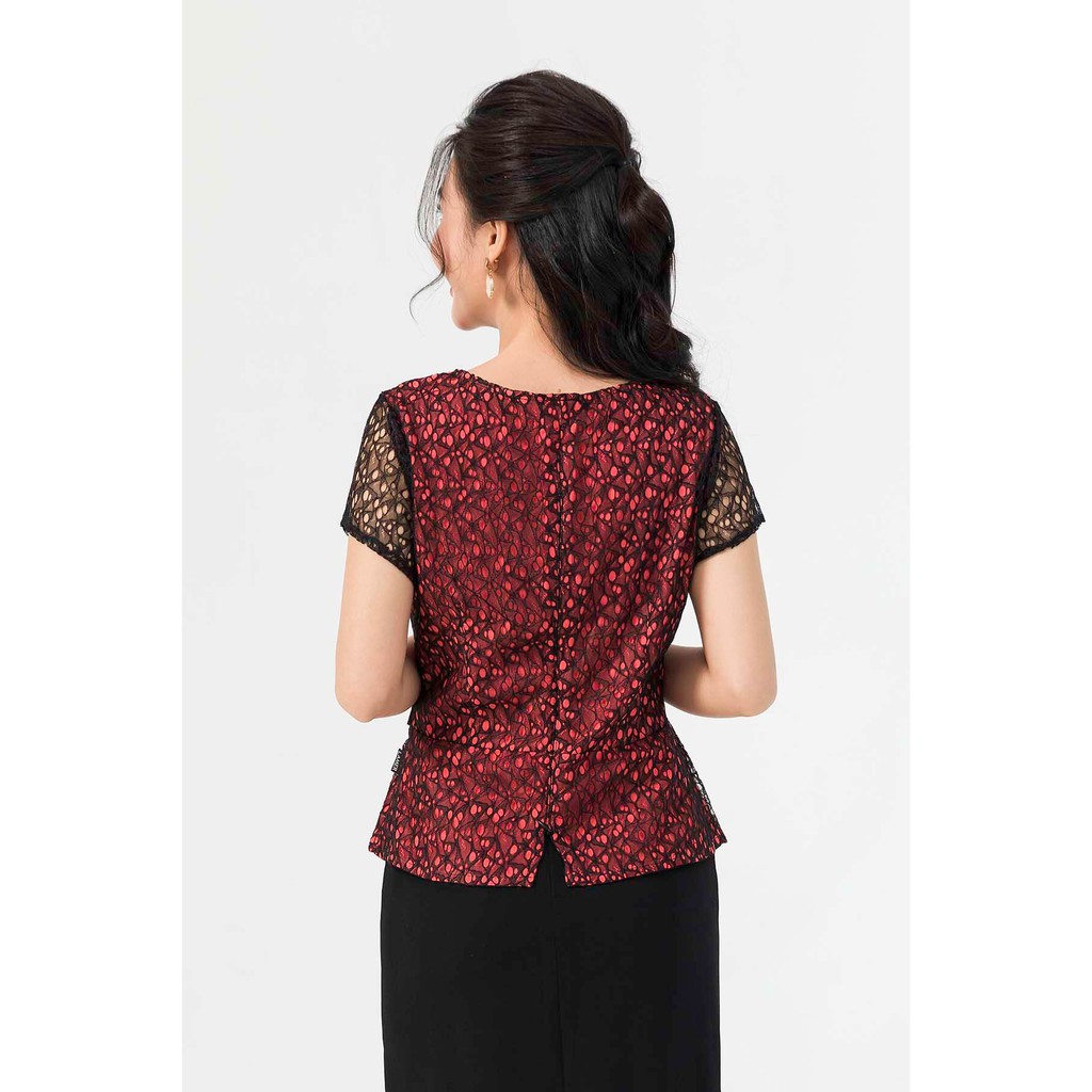 Áo peplum đai eo phối LAMER L61B21H011