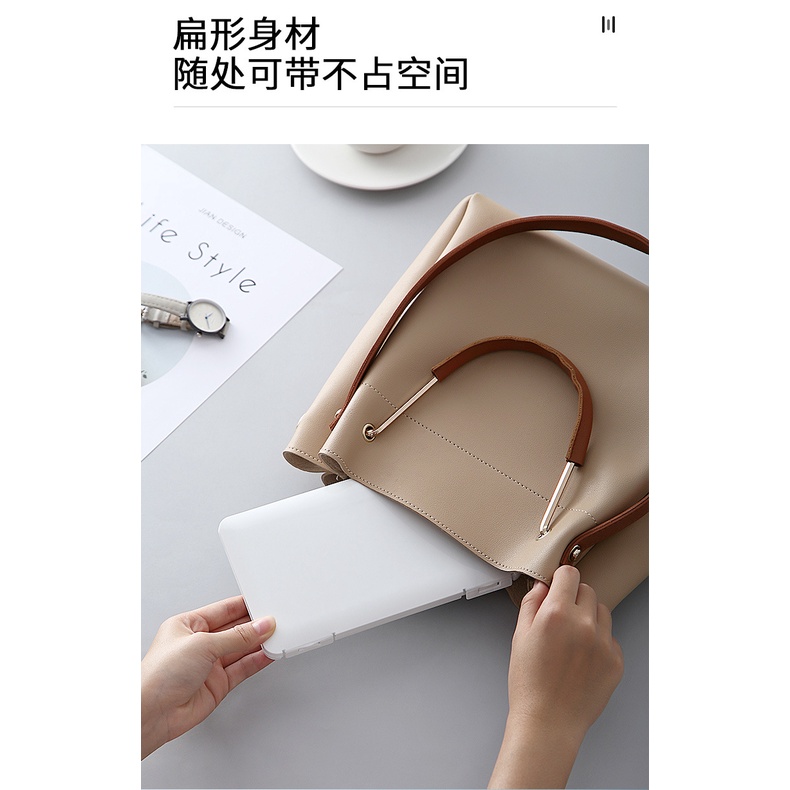 Hộp đựng khẩu trang nắp lật bằng nhựa chống bụi chống ẩm màu trơn sáng tạo