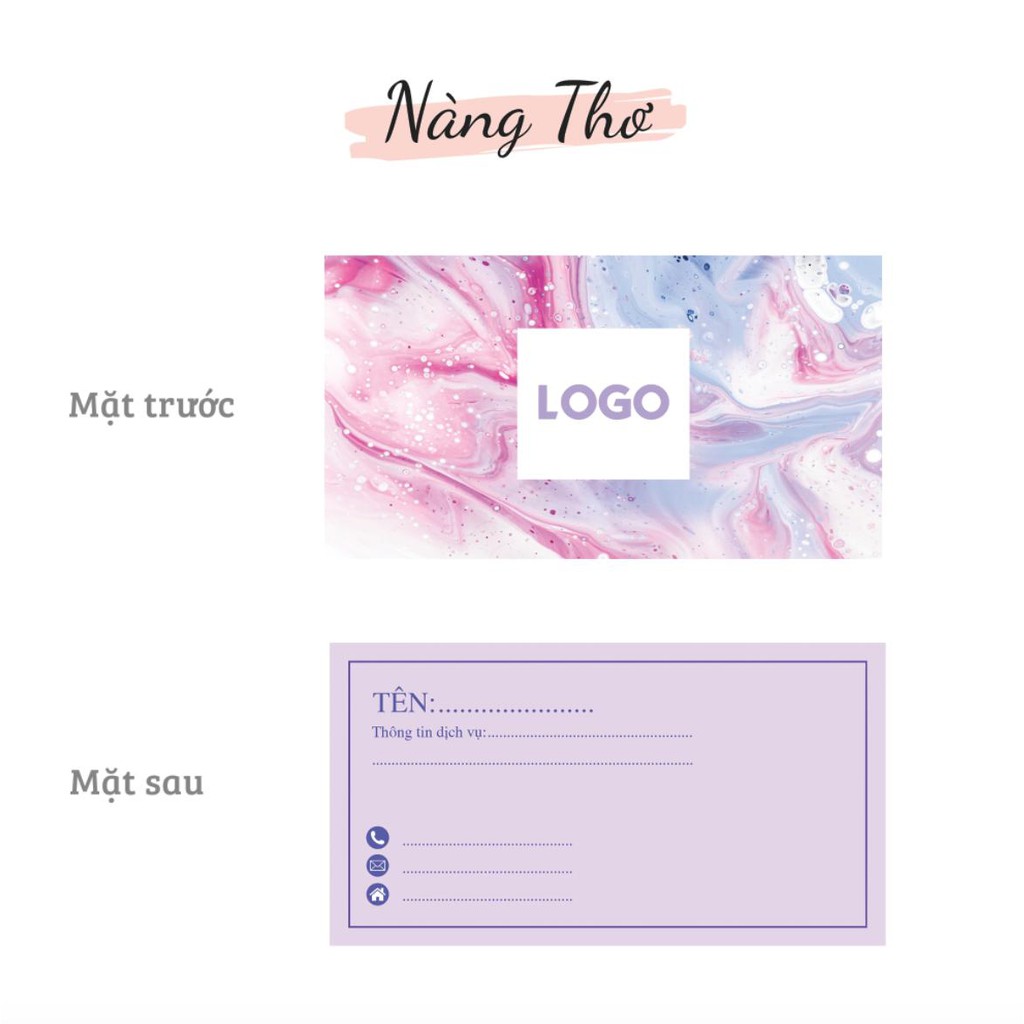 In card visit in name card in danh thiếp giá rẻ