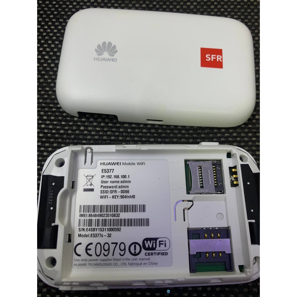 Bộ phát wifi 4G di động từ sim 3G/4G Huawei E5377 likenew