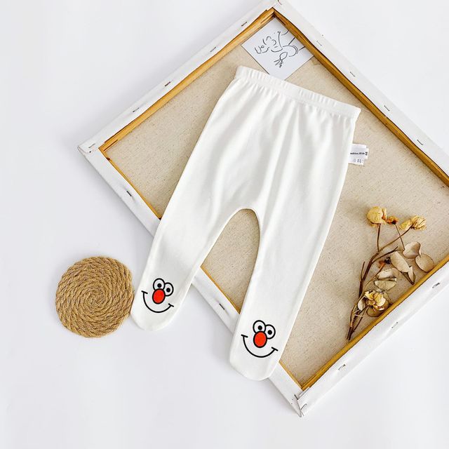 Quần legging cotton ôm dáng in họa tiết hoạt hình dành cho các bé