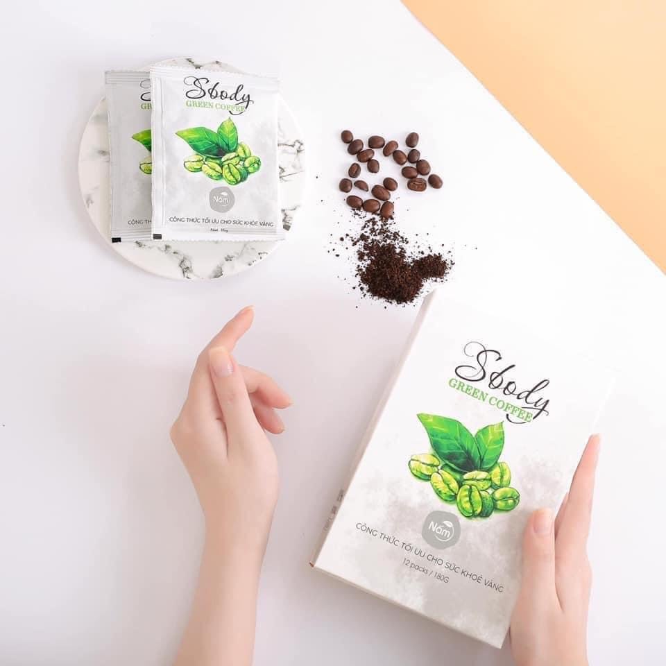 [Chính Hãng] Cafe Xanh Nấm SBody Green Coffee - Tặng 1 Gói Hạt Granola - 8938509922016