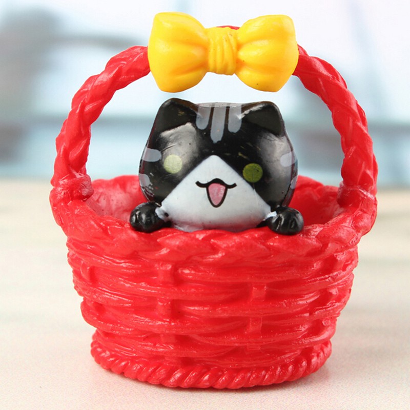 Mèo Con Mini Dễ Thương Trang Trí Sân Vườn