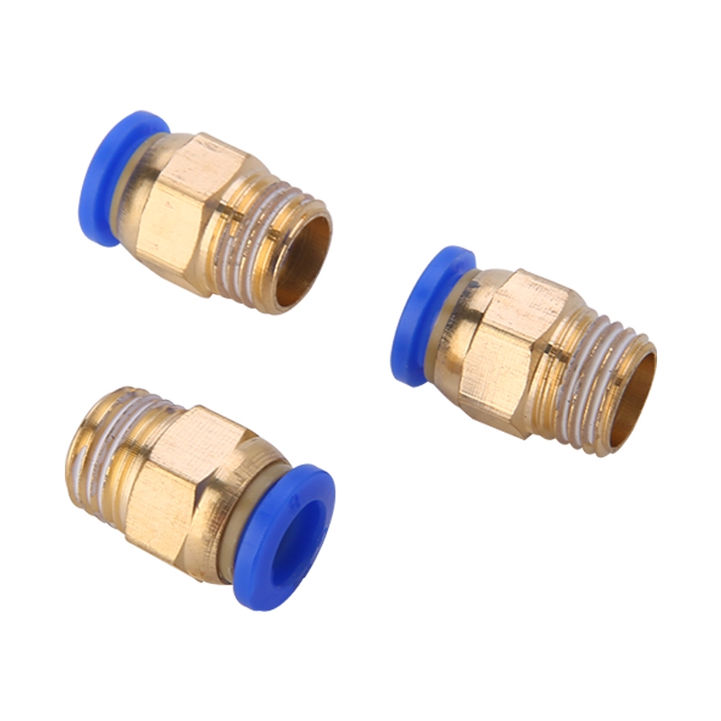 Phụ kiện khí nén bên trong 4/6/8/10mm BSPT 1/8" 1/4" 3/8" 1/2" bằng đồng thau
