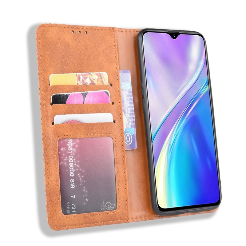 Bao Da Điện Thoại pu Nắp Lật Cho oppo realme c53 c51 11 10 7 pro plus 7i c17 c15 c12 c11 c2 5 5 pro 5s x50 x3 xt x2 x2 pro Ốp