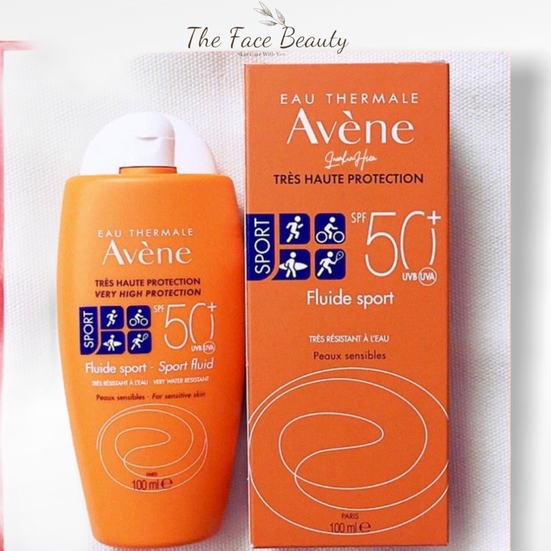 Kem Chống Nắng Avene Fluide Sport SFF50+(100ml)[VỎ CAM] | BigBuy360 - bigbuy360.vn