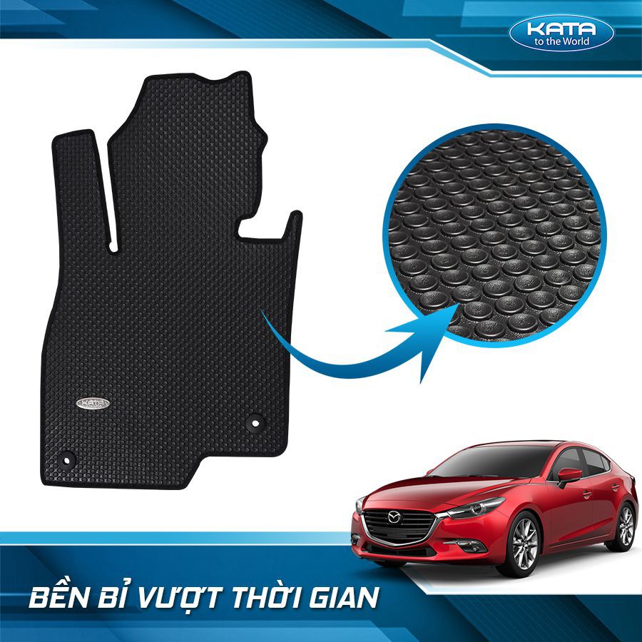 THẢM LÓT SÀN KATA XE MAZDA 3 2014 - 2018, THẢM KATA BLACKLINE CHÍNH HÃNG