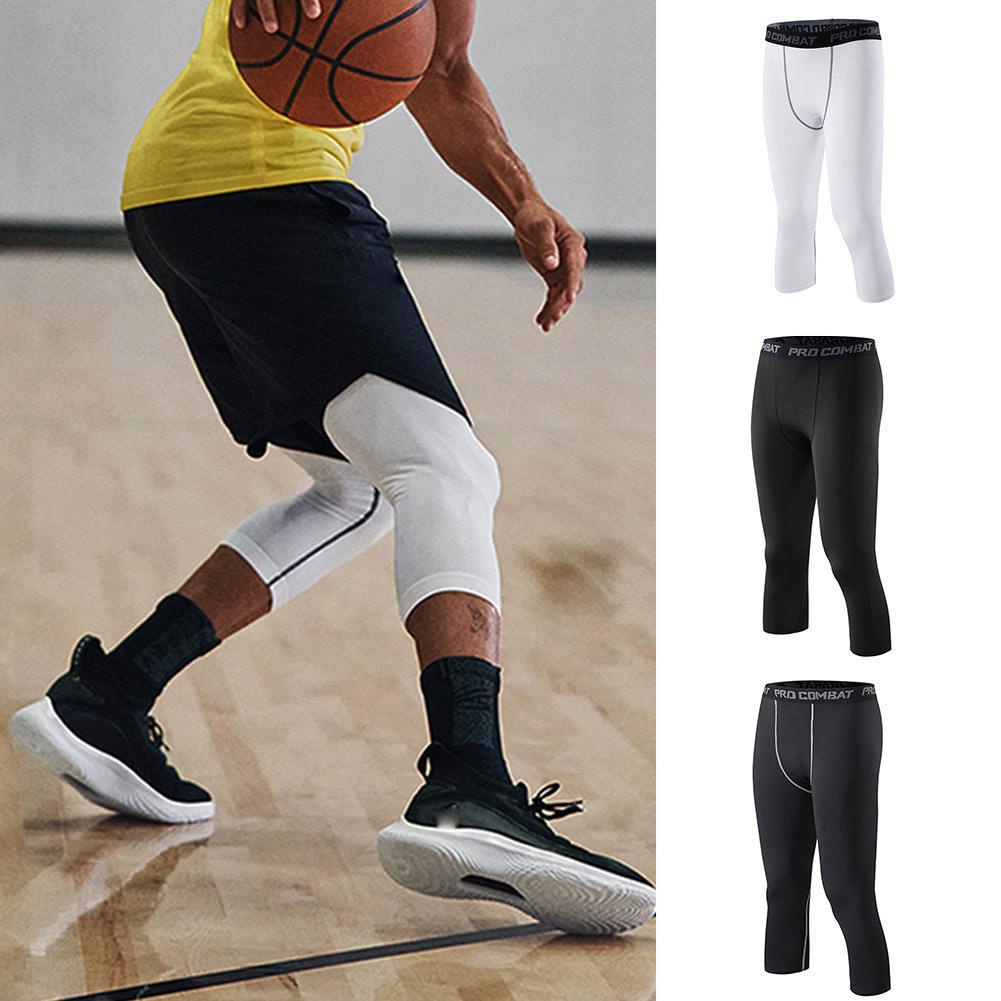 Quần Legging Thể Thao Co Giãn Tốt Khô Thoáng Nhanh Thời Trang Cao Cấp Cho Nam