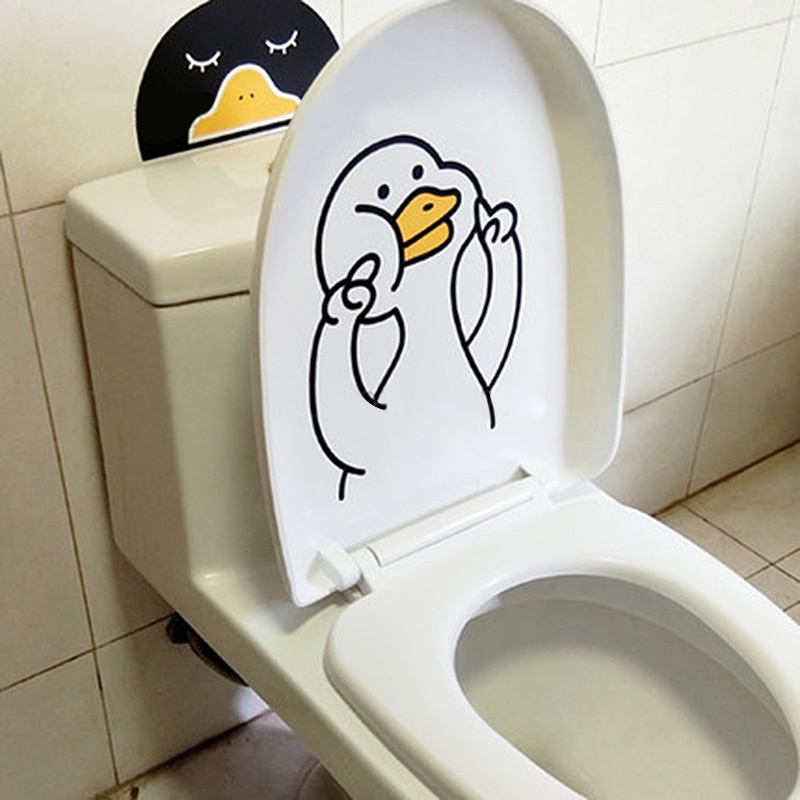 Miếng dán tường hình vịt sáng tạo