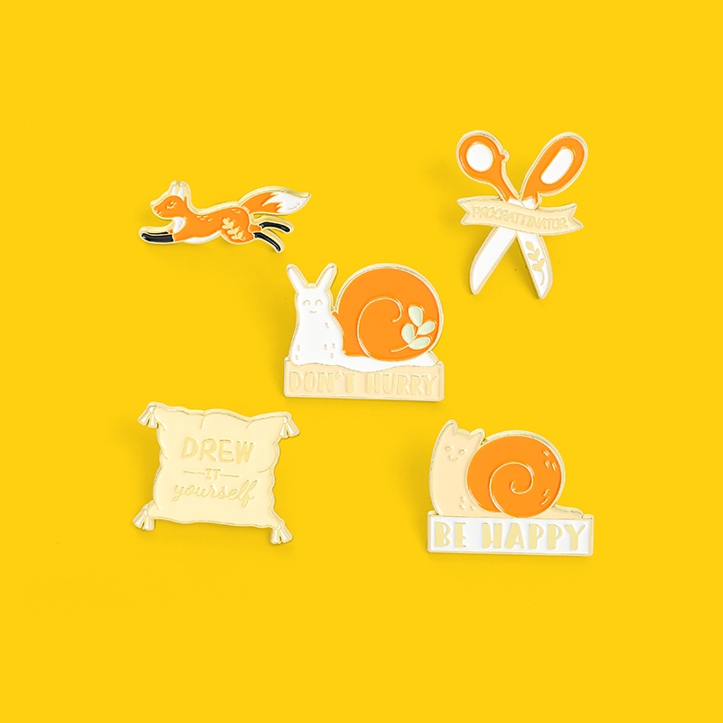 Ghim Cài Áo Hình Động Vật Hoạt Hình Dễ Thương