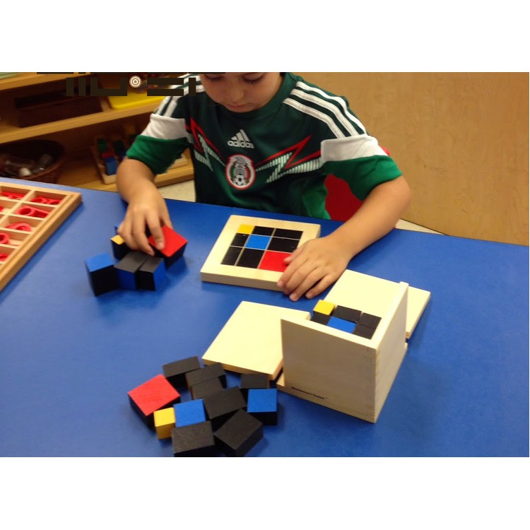 Giáo cụ Montessori - Tam thức Trinomial Cube