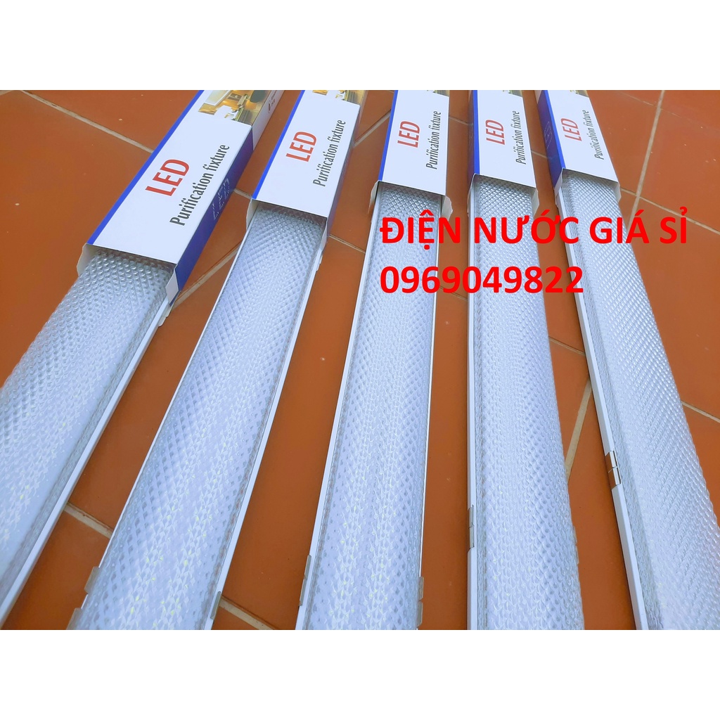 Bộ 4 Đèn Led Tuýp Bán Nguyệt 1m2 1.2m 45W Greenled Ánh Sáng Trắng