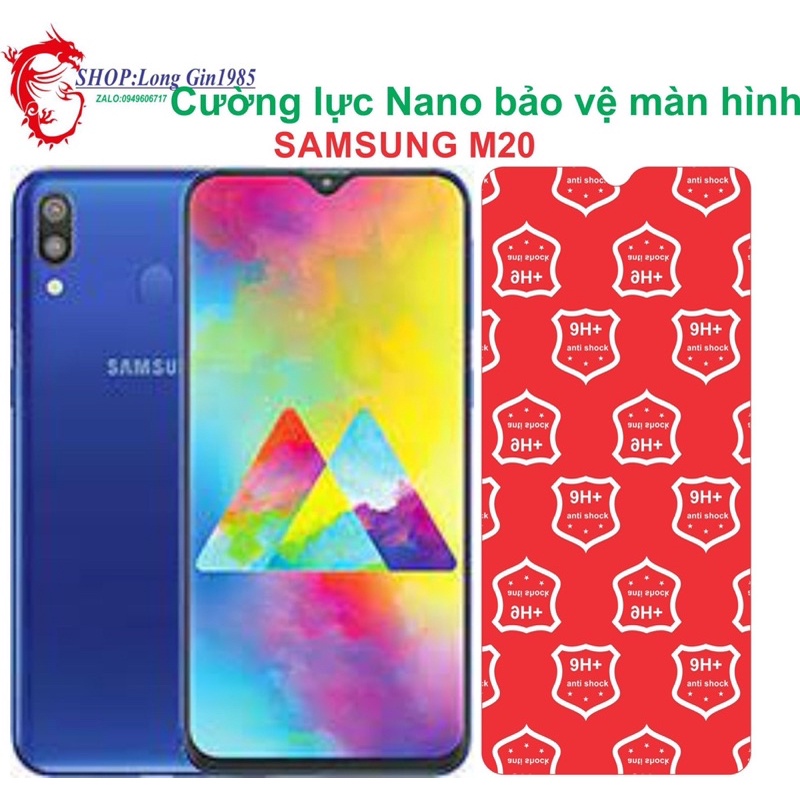 Samsung M20 Cường lực Nano chống va đập chống trầy xước