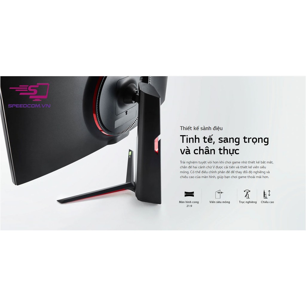 Hàng chính hãng - Màn hình LG QHD 34GN850, 34 inch (34GN850) màn hình cong Ultrawide 160Hz, hàng trưng bày không hộp