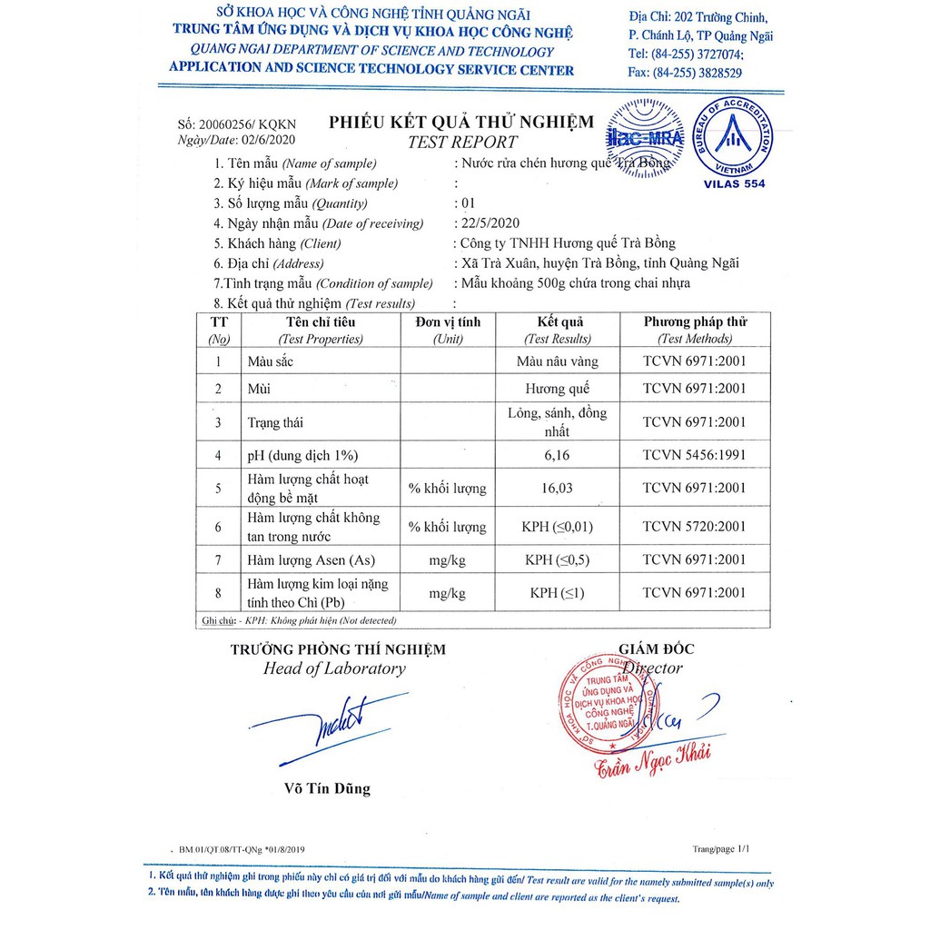 Nước Rửa Chén Quế THIÊN NHIÊN Quế Trà Bồng 1 Lít