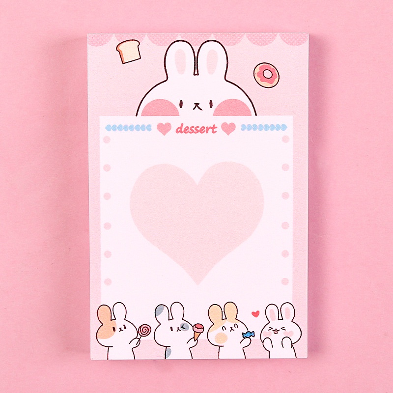 Giấy note cute xấp 100 tờ nhiều mẫu dễ thương TooYoo TY0012