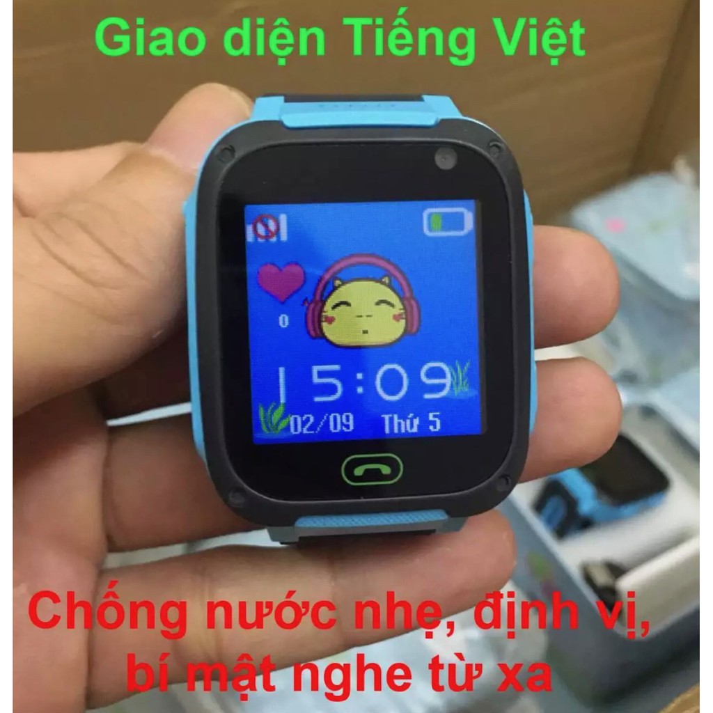 Đồng hồ định vị trẻ em thông minh SmartKID Q99 màn hình cảm ứng,có camera,giao diện tiếng việt, bảo hành 03 tháng