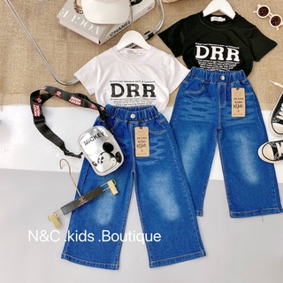 Sét bộ áo drr và quần jean cao cấp bé gái