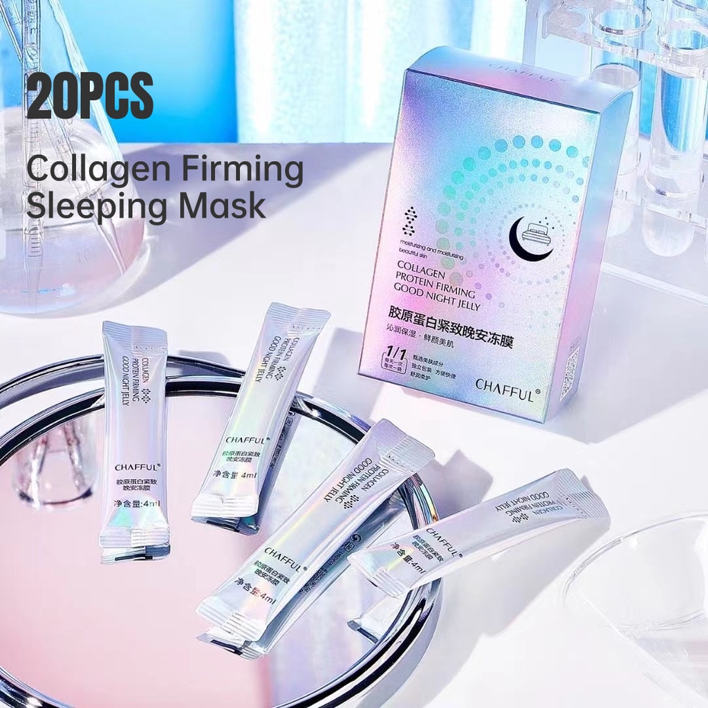 Set 20 Mặt Nạ Ngủ Bổ Sung Collagen Làm Săn Chắc Da