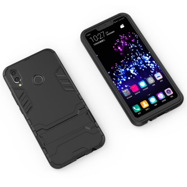 Ốp lưng Huawei Nova 3i chống sốc Iron Man cao cấp giá đỡ xem phim