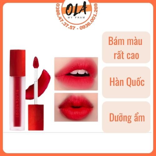 Son Kem Black Rouge #A01, #A02, #A03, #A04, #A05, #A06, #A07  - mỹ phẩm ola