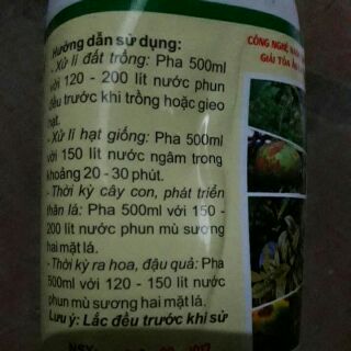 Nano bạc đồng hlc 500ml