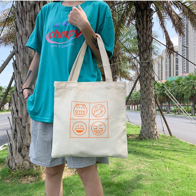 Túi tote Túi Vải  đeo vai nữ thời trang Hazin favorite thing vải thô canvas chất lượng cao,đi làm,đi học kiểu mới HZ 34
