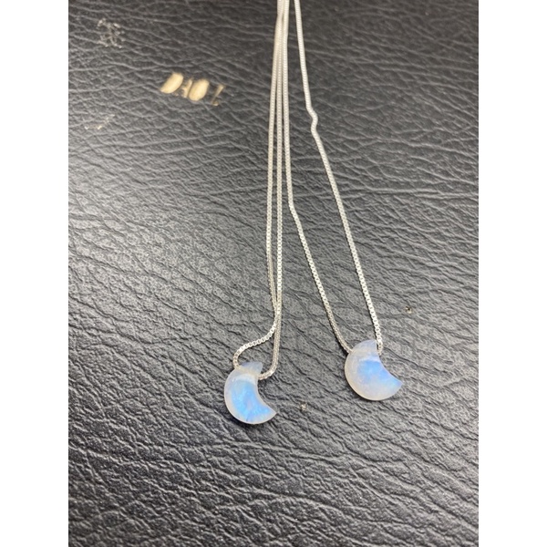 dây chuyền bạc 950 kèm mặt đ.á moonstone!