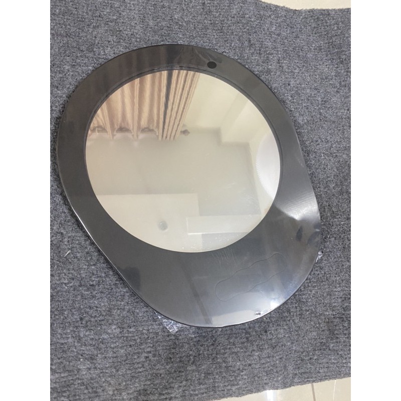 Gương Soi Gáy 1 Mặt Cho Hair Salon, Barber Chuyên Nghiệp Hình Tròn (Đen)