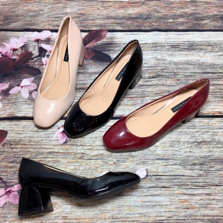 Zara basic 5cm gót vuông 