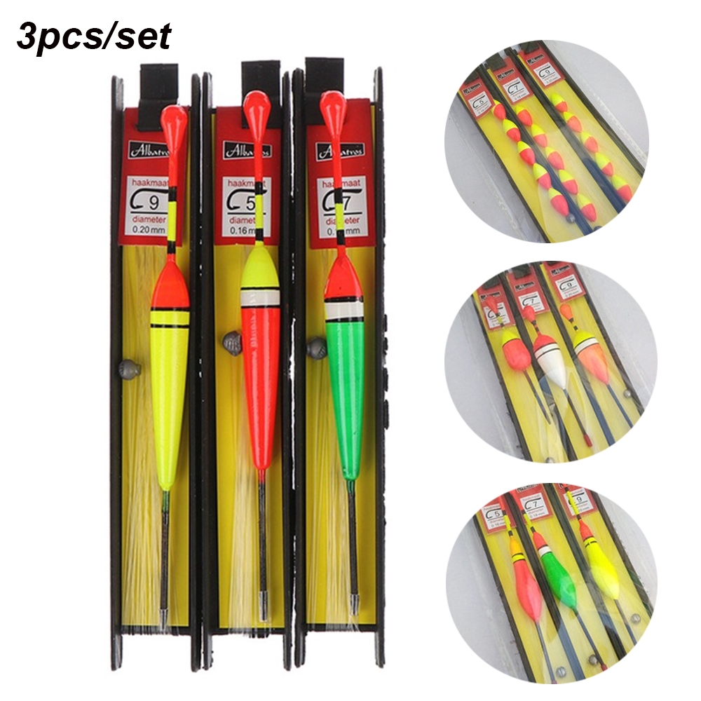 Set 3 Phao Câu Cá Dạng Trượt Nhiều Kích Cỡ Thời Trang