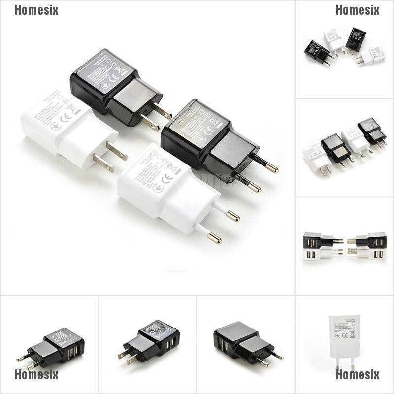 Củ Sạc 2 Cổng Usb 2.1a / 1a Cho Samsung Iphone Ttge