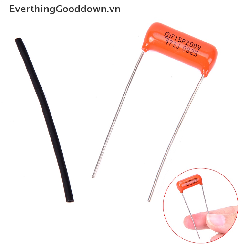 1 Tụ Điện Acoustic Lõi Đơn 0.047uf 473J Cho Đàn Guitar Điện