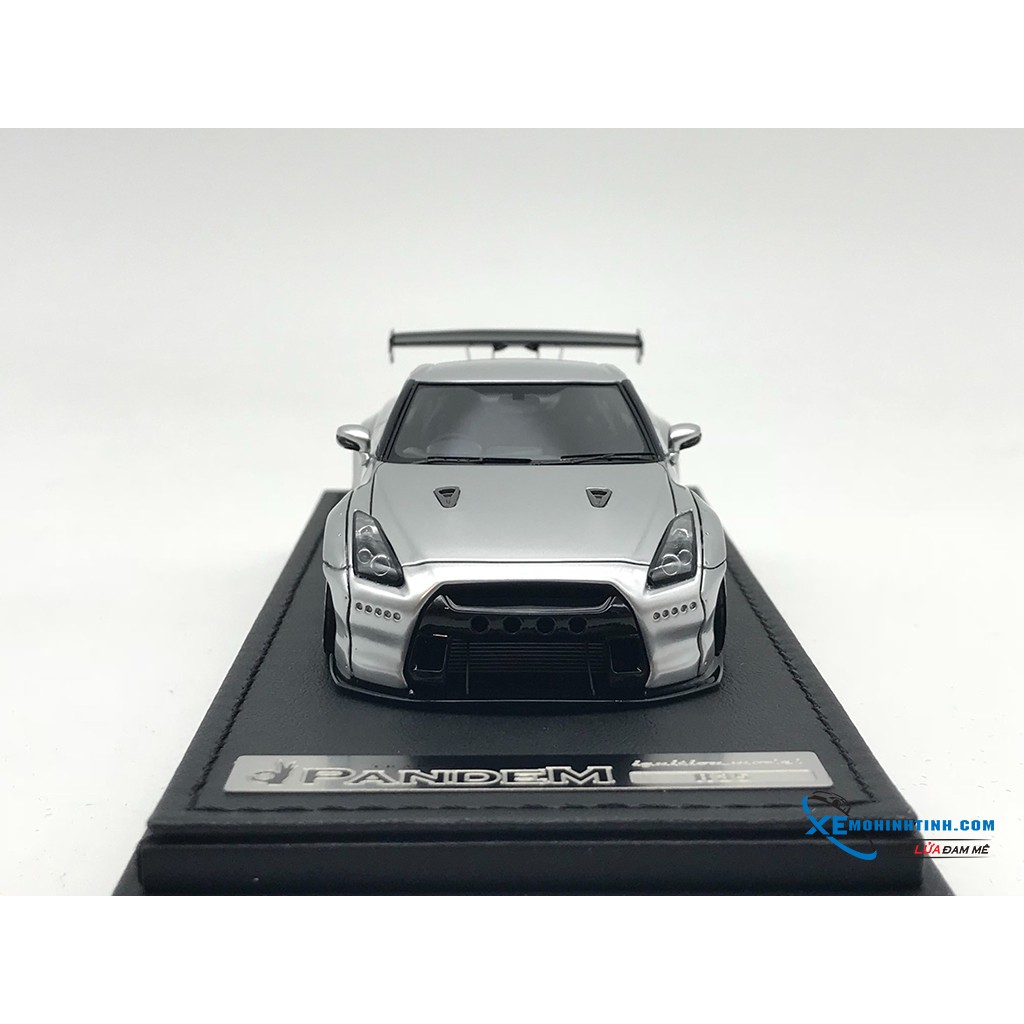 Mô hình Nissan GTR-R35 PanDem Iginition Model 1:43 (Bạc)