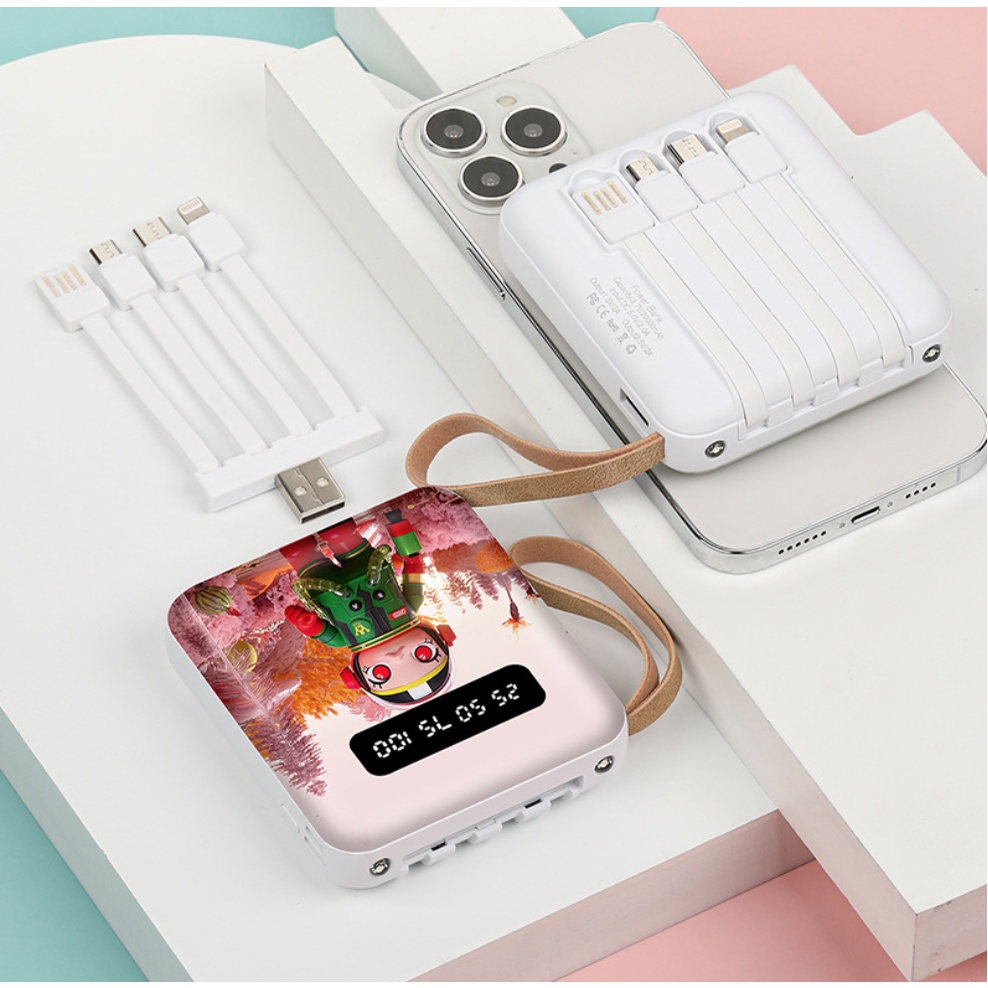 Sản phẩm mới đi kèm với dòng sạc dự phòng mini 20000mAh, pin sạc dự phòng dung lượng lớn