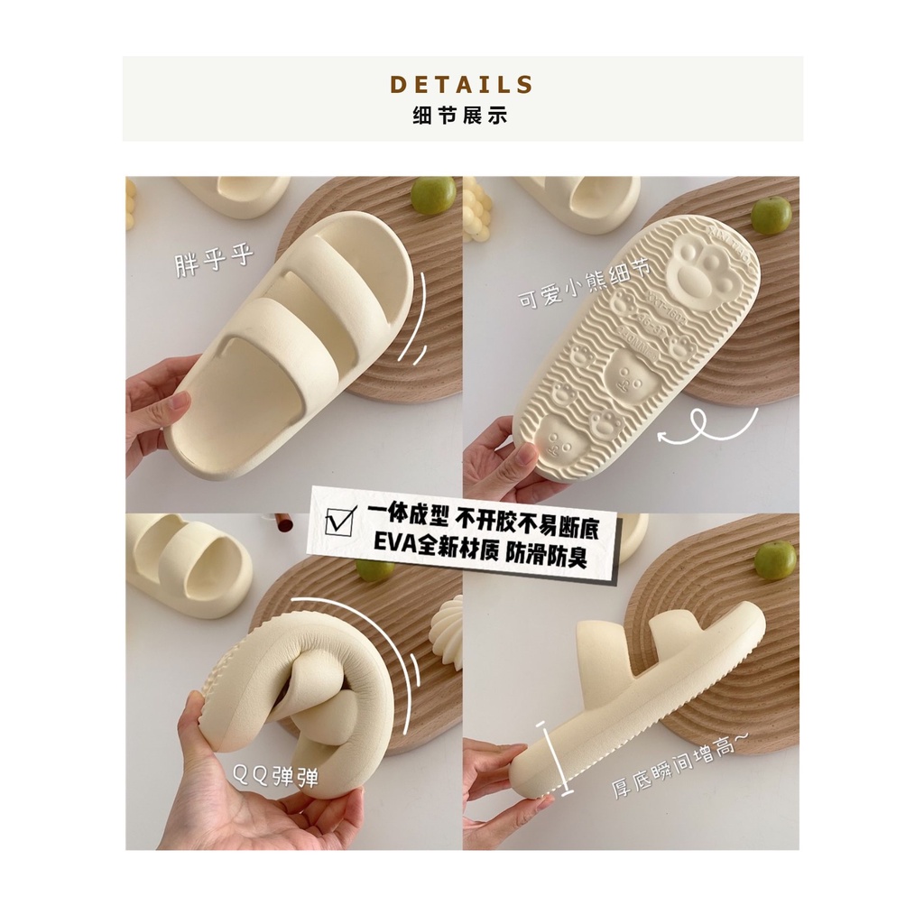 Dép EVA Mỏng Đế Dày Khử Mùi Chống Trượt Thời Trang Mùa Hè Cho Nam Và Nữ