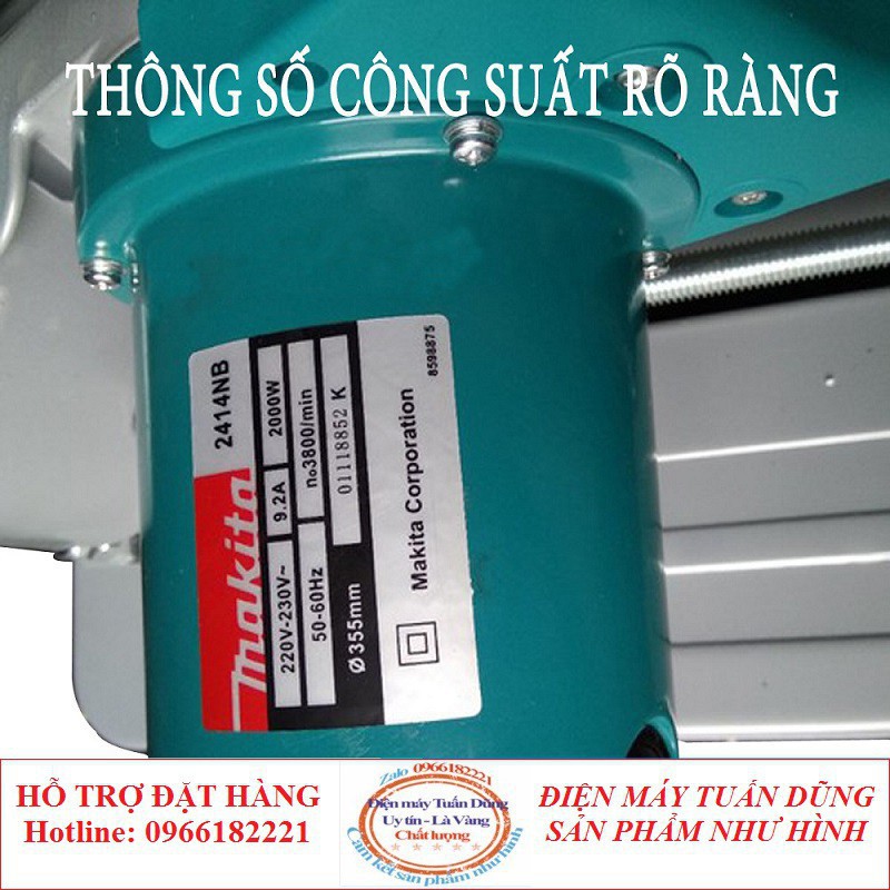 [GIÁ GỐC] Máy cắt sắt bàn Makita-2414NB [CAM KẾT CHÍNH HÃNG]